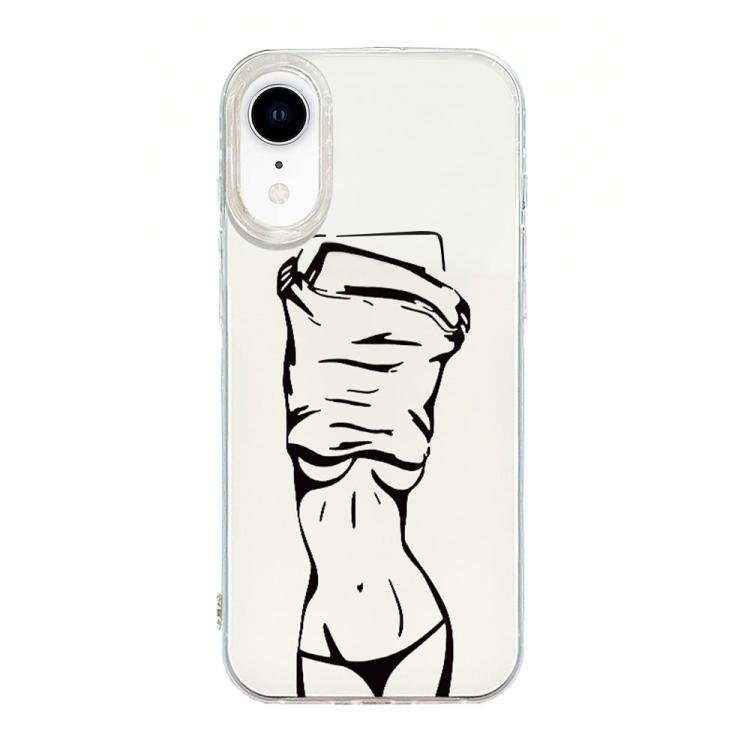 Coque de téléphone translucide IMD motif crème, Pour iPhone 11 Pro Max, Pour iPhone 11, Pour iPhone 11 Pro, Pour iPhone X / XS, Pour iPhone XR, Pour iPhone XS Max, Pour iPhone 8 Plus / 7 Plus