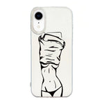Coque de téléphone translucide IMD motif crème, Pour iPhone 11 Pro Max, Pour iPhone 11, Pour iPhone 11 Pro, Pour iPhone X / XS, Pour iPhone XR, Pour iPhone XS Max, Pour iPhone 8 Plus / 7 Plus