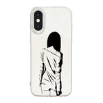 Coque de téléphone translucide IMD motif crème, Pour iPhone 11 Pro Max, Pour iPhone 11, Pour iPhone 11 Pro, Pour iPhone X / XS, Pour iPhone XR, Pour iPhone XS Max, Pour iPhone 8 Plus / 7 Plus
