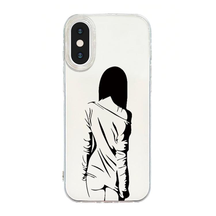 Coque de téléphone translucide IMD motif crème, Pour iPhone 11 Pro Max, Pour iPhone 11, Pour iPhone 11 Pro, Pour iPhone X / XS, Pour iPhone XR, Pour iPhone XS Max, Pour iPhone 8 Plus / 7 Plus