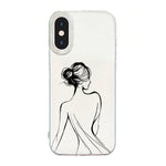 Coque de téléphone translucide IMD motif crème, Pour iPhone 11 Pro Max, Pour iPhone 11, Pour iPhone 11 Pro, Pour iPhone X / XS, Pour iPhone XR, Pour iPhone XS Max, Pour iPhone 8 Plus / 7 Plus