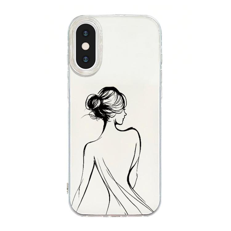 Coque de téléphone translucide IMD motif crème, Pour iPhone 11 Pro Max, Pour iPhone 11, Pour iPhone 11 Pro, Pour iPhone X / XS, Pour iPhone XR, Pour iPhone XS Max, Pour iPhone 8 Plus / 7 Plus