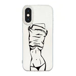 Coque de téléphone translucide IMD motif crème, Pour iPhone 11 Pro Max, Pour iPhone 11, Pour iPhone 11 Pro, Pour iPhone X / XS, Pour iPhone XR, Pour iPhone XS Max, Pour iPhone 8 Plus / 7 Plus