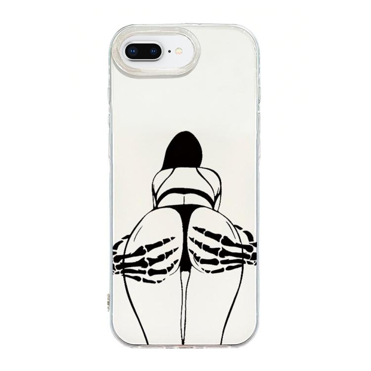 Coque de téléphone translucide IMD motif crème, Pour iPhone 11 Pro Max, Pour iPhone 11, Pour iPhone 11 Pro, Pour iPhone X / XS, Pour iPhone XR, Pour iPhone XS Max, Pour iPhone 8 Plus / 7 Plus