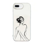 Coque de téléphone translucide IMD motif crème, Pour iPhone 11 Pro Max, Pour iPhone 11, Pour iPhone 11 Pro, Pour iPhone X / XS, Pour iPhone XR, Pour iPhone XS Max, Pour iPhone 8 Plus / 7 Plus