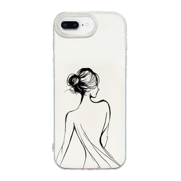 Coque de téléphone translucide IMD motif crème, Pour iPhone 11 Pro Max, Pour iPhone 11, Pour iPhone 11 Pro, Pour iPhone X / XS, Pour iPhone XR, Pour iPhone XS Max, Pour iPhone 8 Plus / 7 Plus