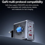 Chargeur rapide Yesido YC101 65W Mecha GaN à trois ports, YC101