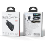 Yesido YC112 Chargeur rapide PD QC double port 20W ultra-mince, YC112