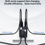 Yesido YC112 Chargeur rapide PD QC double port 20W ultra-mince, YC112