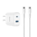 Chargeur rapide Yesido PD45W double interface USB et Type-C, prise UE, prise RU, prise US