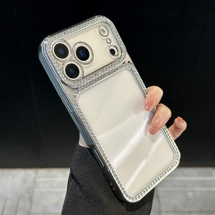 Coque de téléphone en TPU hybride PC avec strass et galvanoplastie, pour iPhone 17 Pro Max, pour iPhone 17 Pro