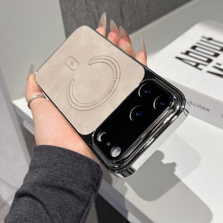 Étui de téléphone magnétique en peau d'agneau à trous fins, pour iPhone 17 Pro Max, pour iPhone 17 Pro