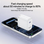 Yesido YC20U PD35W Ensemble chargeur rapide USB-C / Type-C à port unique avec câble Type-C vers Type-C, YC20U