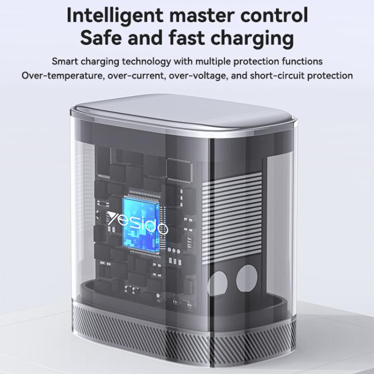 Yesido YC20U PD35W Ensemble chargeur rapide USB-C / Type-C à port unique avec câble Type-C vers Type-C, YC20U