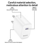 Yesido YC20U PD35W Ensemble chargeur rapide USB-C / Type-C à port unique avec câble Type-C vers Type-C, YC20U