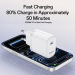 Yesido YC107 PD35W Ensemble chargeur rapide avec port unique USB-C / Type-C et câble Type-C vers Type-C, YC107