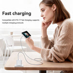 Yesido YC107 PD35W Ensemble chargeur rapide avec port unique USB-C / Type-C et câble Type-C vers Type-C, YC107