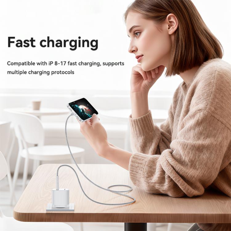 Yesido YC107 PD35W Ensemble chargeur rapide avec port unique USB-C / Type-C et câble Type-C vers Type-C, YC107