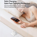 Yesido YC150 12W 2.4A Chargeur Mural Double Port USB avec Câble de Données USB vers Type-C 1m, YC150