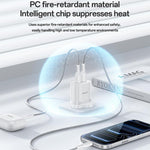 Yesido YC150 12W 2.4A Chargeur Mural Double Port USB avec Câble de Données USB vers Type-C 1m, YC150
