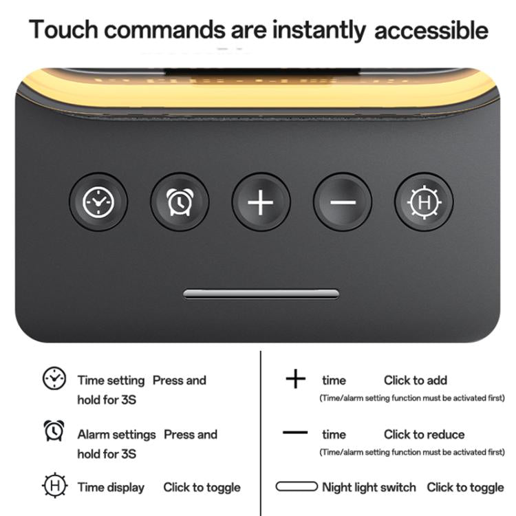 Yesido DS37 25W 6-in-1 Multi-Functional Magnetic Wireless Charging Station, DS37