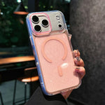 Coque de téléphone magnétique en acrylique Crystal Shimmer, pour iPhone 17 Pro Max, pour iPhone 17 Pro