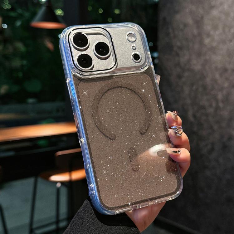 Coque de téléphone magnétique en acrylique Crystal Shimmer, pour iPhone 17 Pro Max, pour iPhone 17 Pro