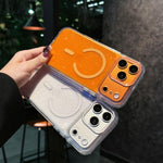 Coque de téléphone magnétique en acrylique Crystal Shimmer, pour iPhone 17 Pro Max, pour iPhone 17 Pro