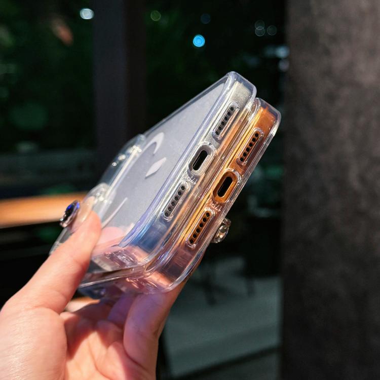 Coque de téléphone magnétique en acrylique Crystal Shimmer, pour iPhone 17 Pro Max, pour iPhone 17 Pro