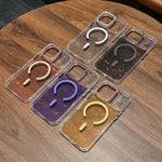 Coque de téléphone magnétique en acrylique Crystal Shimmer, pour iPhone 17 Pro Max, pour iPhone 17 Pro