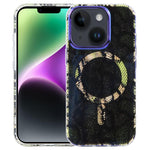Étui de téléphone magnétique IMD Blue Light Jungle Series, Pour iPhone 16, Pour iPhone 15 Pro Max, Pour iPhone 15 Pro, Pour iPhone 15 Plus / 14 Plus, Pour iPhone 15, Pour iPhone 14 / 13, Pour iPhone 14 Pro, Pour iPhone 14 Pro Max