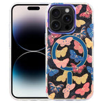 Étui de téléphone magnétique IMD Blue Light Jungle Series, Pour iPhone 16, Pour iPhone 15 Pro Max, Pour iPhone 15 Pro, Pour iPhone 15 Plus / 14 Plus, Pour iPhone 15, Pour iPhone 14 / 13, Pour iPhone 14 Pro, Pour iPhone 14 Pro Max