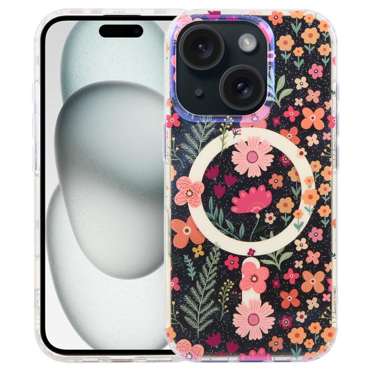 Étui de téléphone magnétique IMD Blue Light Jungle Series, Pour iPhone 16, Pour iPhone 15 Pro Max, Pour iPhone 15 Pro, Pour iPhone 15 Plus / 14 Plus, Pour iPhone 15, Pour iPhone 14 / 13, Pour iPhone 14 Pro, Pour iPhone 14 Pro Max