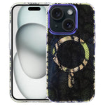 Étui de téléphone magnétique IMD Blue Light Jungle Series, Pour iPhone 16, Pour iPhone 15 Pro Max, Pour iPhone 15 Pro, Pour iPhone 15 Plus / 14 Plus, Pour iPhone 15, Pour iPhone 14 / 13, Pour iPhone 14 Pro, Pour iPhone 14 Pro Max