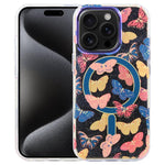 Étui de téléphone magnétique IMD Blue Light Jungle Series, Pour iPhone 16, Pour iPhone 15 Pro Max, Pour iPhone 15 Pro, Pour iPhone 15 Plus / 14 Plus, Pour iPhone 15, Pour iPhone 14 / 13, Pour iPhone 14 Pro, Pour iPhone 14 Pro Max