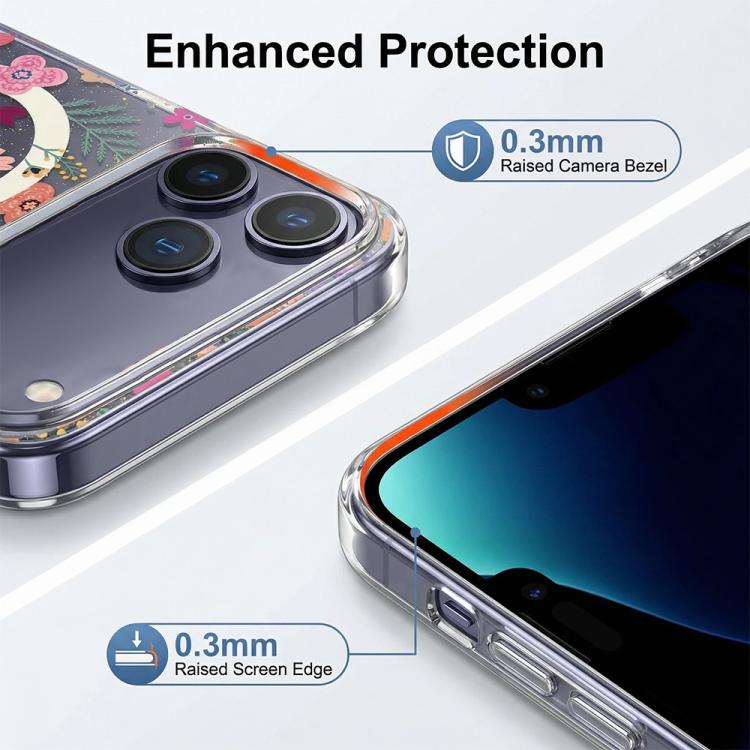 Étui de téléphone magnétique IMD Blue Light Jungle Series, Pour iPhone 16, Pour iPhone 15 Pro Max, Pour iPhone 15 Pro, Pour iPhone 15 Plus / 14 Plus, Pour iPhone 15, Pour iPhone 14 / 13, Pour iPhone 14 Pro, Pour iPhone 14 Pro Max