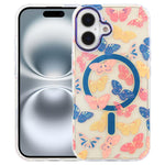 Étui de téléphone magnétique IMD Blue Light Jungle Series, Pour iPhone 16, Pour iPhone 15 Pro Max, Pour iPhone 15 Pro, Pour iPhone 15 Plus / 14 Plus, Pour iPhone 15, Pour iPhone 14 / 13, Pour iPhone 14 Pro, Pour iPhone 14 Pro Max