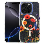 Coque de téléphone magnétique IMD Blue Light Jungle Series, Pour iPhone 17e / 16e, Pour iPhone 17 Pro Max, Pour iPhone 17 Pro, Pour iPhone 17, Pour iPhone Air, Pour iPhone 16 Pro Max, Pour iPhone 16 Pro, Pour iPhone 16 Plus
