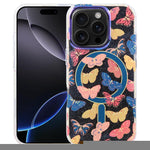 Coque de téléphone magnétique IMD Blue Light Jungle Series, Pour iPhone 17e / 16e, Pour iPhone 17 Pro Max, Pour iPhone 17 Pro, Pour iPhone 17, Pour iPhone Air, Pour iPhone 16 Pro Max, Pour iPhone 16 Pro, Pour iPhone 16 Plus