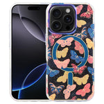 Coque de téléphone magnétique IMD Blue Light Jungle Series, Pour iPhone 17e / 16e, Pour iPhone 17 Pro Max, Pour iPhone 17 Pro, Pour iPhone 17, Pour iPhone Air, Pour iPhone 16 Pro Max, Pour iPhone 16 Pro, Pour iPhone 16 Plus