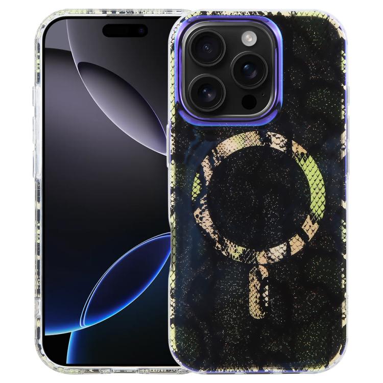 Coque de téléphone magnétique IMD Blue Light Jungle Series, Pour iPhone 17e / 16e, Pour iPhone 17 Pro Max, Pour iPhone 17 Pro, Pour iPhone 17, Pour iPhone Air, Pour iPhone 16 Pro Max, Pour iPhone 16 Pro, Pour iPhone 16 Plus
