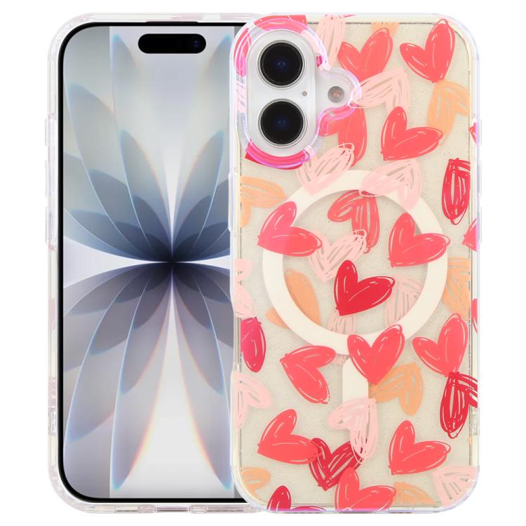 Coque de téléphone magnétique IMD Blue Light Jungle Series, Pour iPhone 17e / 16e, Pour iPhone 17 Pro Max, Pour iPhone 17 Pro, Pour iPhone 17, Pour iPhone Air, Pour iPhone 16 Pro Max, Pour iPhone 16 Pro, Pour iPhone 16 Plus