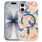 Coque de téléphone magnétique IMD Blue Light Jungle Series, Pour iPhone 17e / 16e, Pour iPhone 17 Pro Max, Pour iPhone 17 Pro, Pour iPhone 17, Pour iPhone Air, Pour iPhone 16 Pro Max, Pour iPhone 16 Pro, Pour iPhone 16 Plus