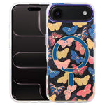 Coque de téléphone magnétique IMD Blue Light Jungle Series, Pour iPhone 17e / 16e, Pour iPhone 17 Pro Max, Pour iPhone 17 Pro, Pour iPhone 17, Pour iPhone Air, Pour iPhone 16 Pro Max, Pour iPhone 16 Pro, Pour iPhone 16 Plus