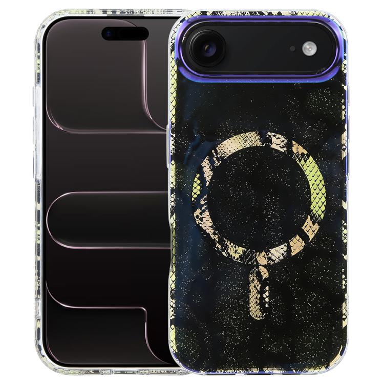 Coque de téléphone magnétique IMD Blue Light Jungle Series, Pour iPhone 17e / 16e, Pour iPhone 17 Pro Max, Pour iPhone 17 Pro, Pour iPhone 17, Pour iPhone Air, Pour iPhone 16 Pro Max, Pour iPhone 16 Pro, Pour iPhone 16 Plus