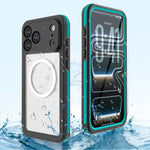 Coque de téléphone magnétique étanche IP68 RedPepper série V, pour iPhone 17 Pro Max