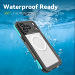 Coque de téléphone magnétique étanche IP68 RedPepper série V, pour iPhone 17 Pro Max