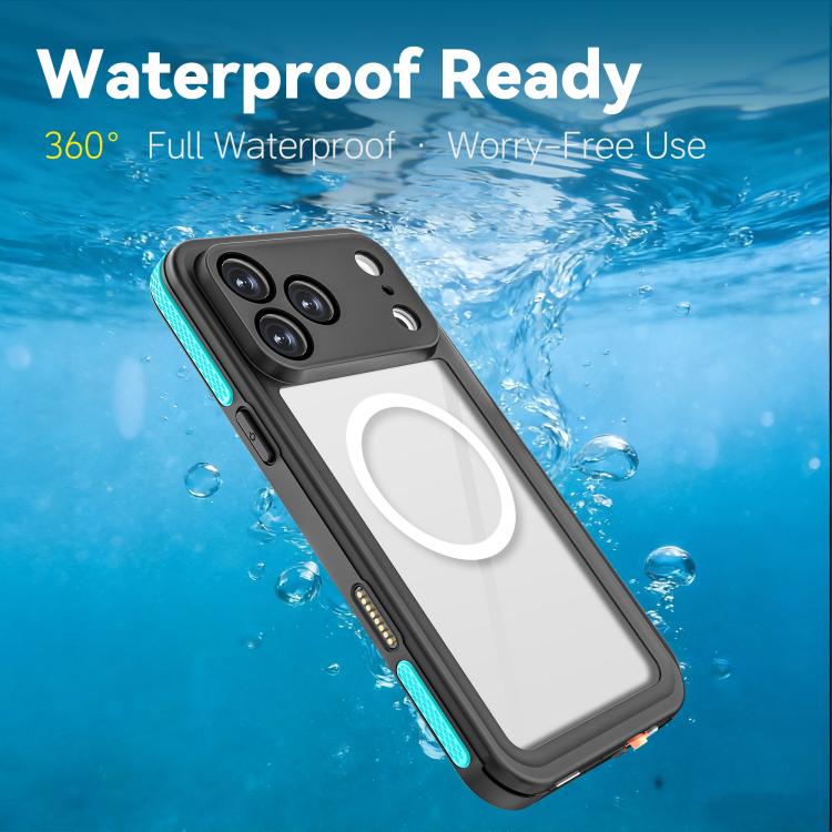Coque de téléphone magnétique étanche IP68 RedPepper série V, pour iPhone 17 Pro Max