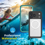 Coque de téléphone magnétique étanche IP68 RedPepper série V, pour iPhone 17 Pro Max