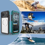 Coque de téléphone magnétique étanche IP68 RedPepper série V, pour iPhone 17 Pro Max